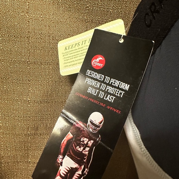 NWT Cramer Hurricane 7 Pad Girdle Men’s Size XL White - Picture 5 of 7